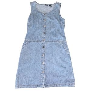 NY Jeans vintage women’s sleeveless denim dress ( size 6)